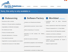 Tablet Screenshot of delriosolutions.com